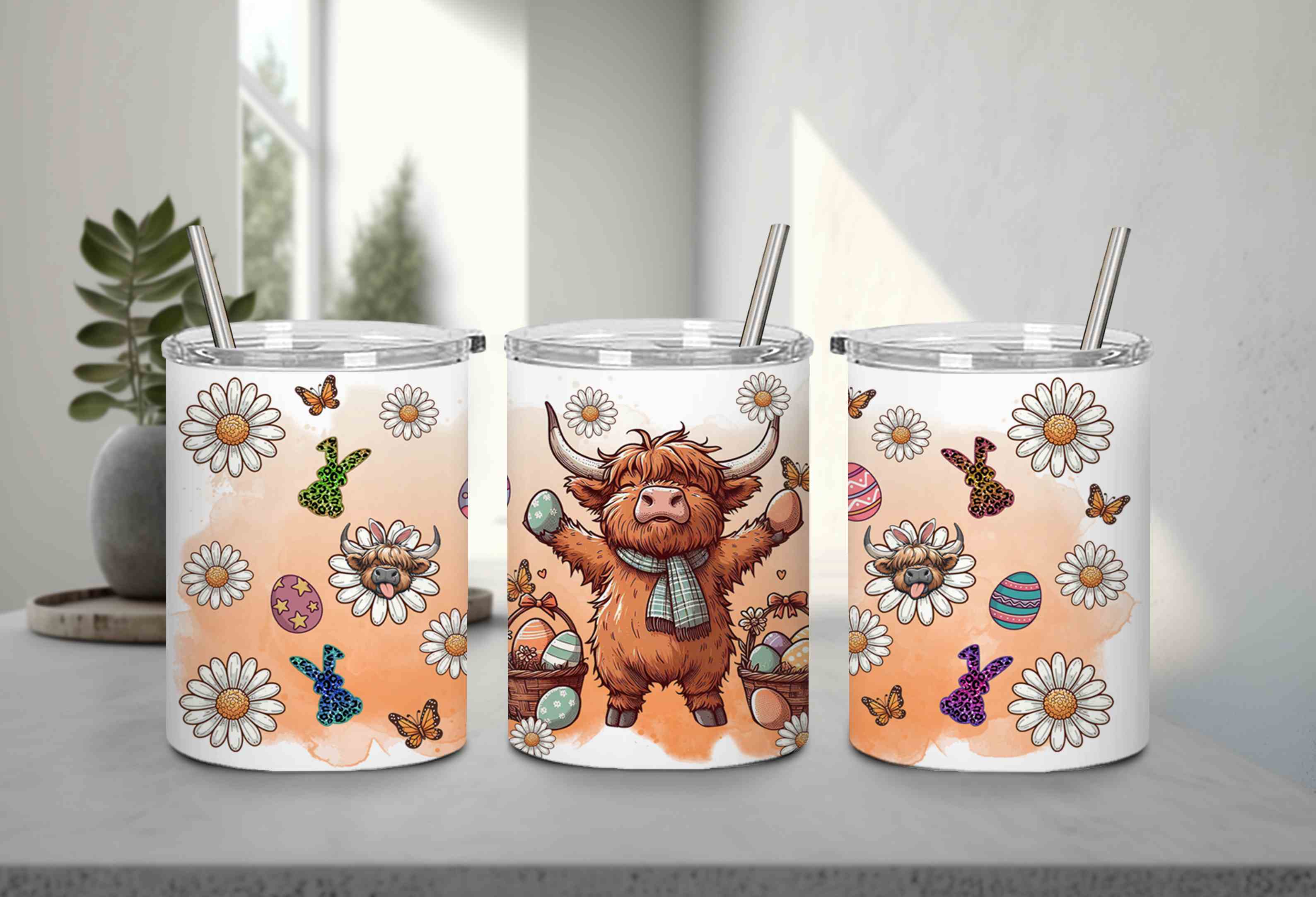 Highland Cow Easter-10389